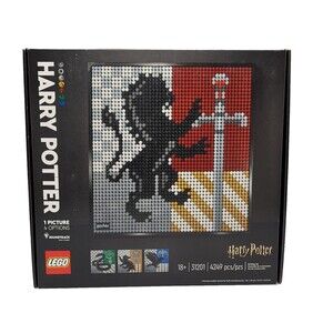 LEGO Art 31201 Harry Potter Hogwarts Crests Retired 4249 Pcs New Sealed
